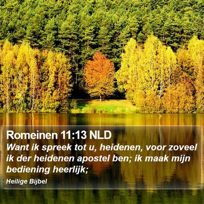 Romeinen 11:13 NLD Bible Verse Image