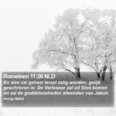 Romeinen 11:26 NLD Bible Verse Image