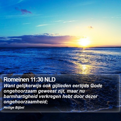 Romeinen 11:30 NLD Bible Verse Image