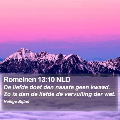 Romeinen 13:10 NLD Bible Verse Image