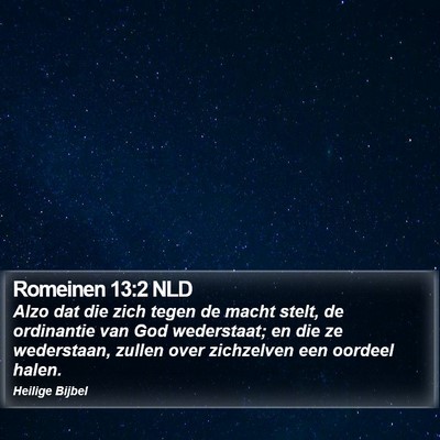 Romeinen 13:2 NLD Bible Verse Image