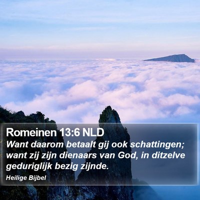 Romeinen 13:6 NLD Bible Verse Image