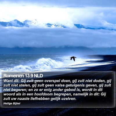 Romeinen 13:9 NLD Bible Verse Image
