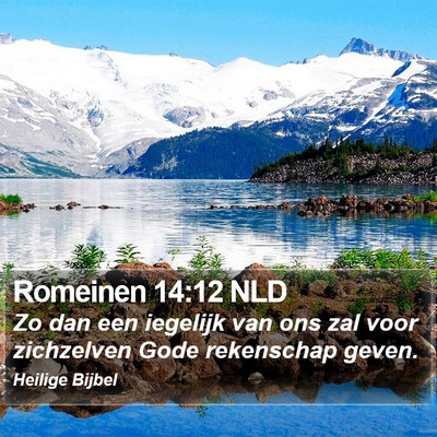 Romeinen 14:12 NLD Bible Verse Image