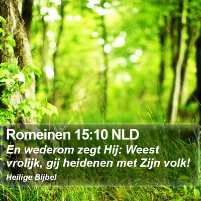 Romeinen 15:10 NLD Bible Verse Image