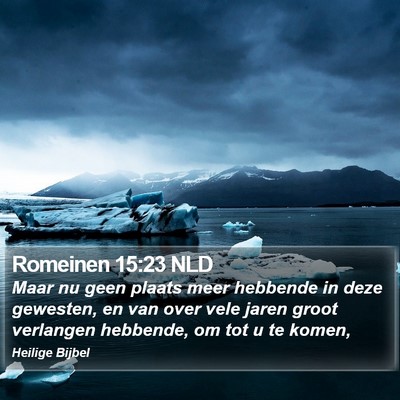 Romeinen 15:23 NLD Bible Verse Image