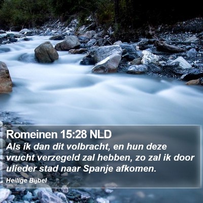 Romeinen 15:28 NLD Bible Verse Image