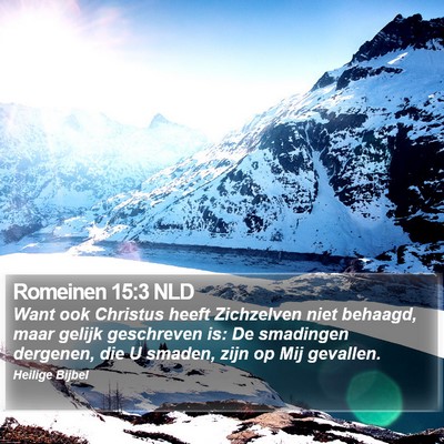Romeinen 15:3 NLD Bible Verse Image