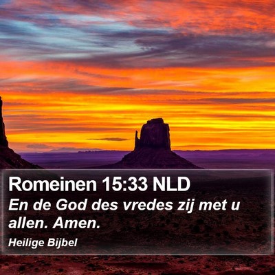 Romeinen 15:33 NLD Bible Verse Image