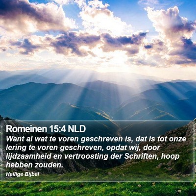 Romeinen 15:4 NLD Bible Verse Image