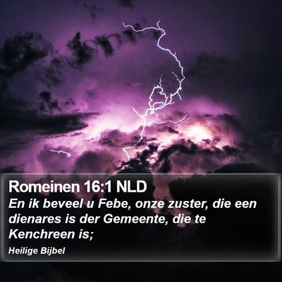 Romeinen 16:1 NLD Bible Verse Image