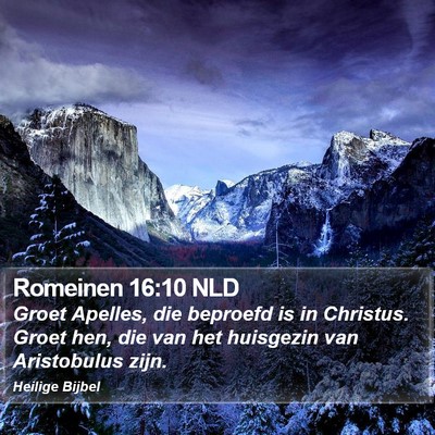 Romeinen 16:10 NLD Bible Verse Image