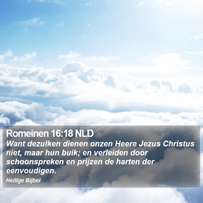 Romeinen 16:18 NLD Bible Verse Image