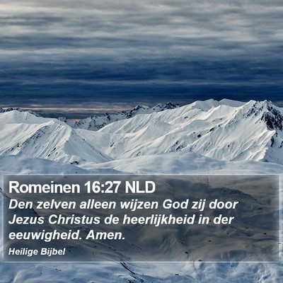 Romeinen 16:27 NLD Bible Verse Image