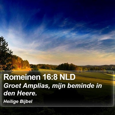 Romeinen 16:8 NLD Bible Verse Image