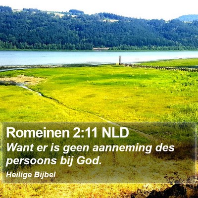 Romeinen 2:11 NLD Bible Verse Image