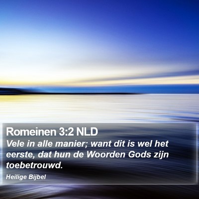 Romeinen 3:2 NLD Bible Verse Image