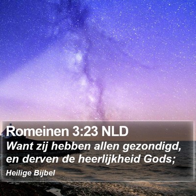 Romeinen 3:23 NLD Bible Verse Image