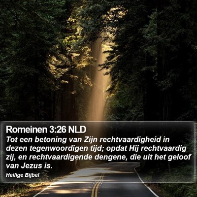 Romeinen 3:26 NLD Bible Verse Image
