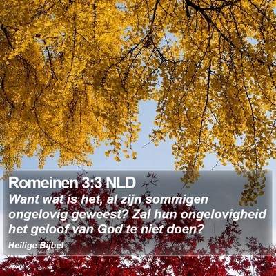 Romeinen 3:3 NLD Bible Verse Image