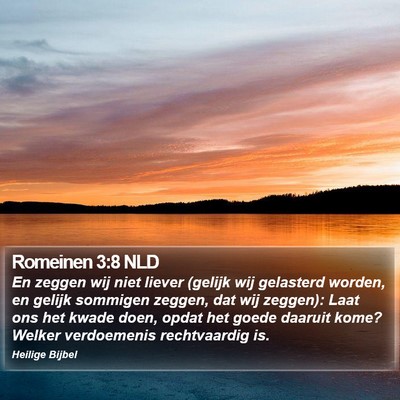 Romeinen 3:8 NLD Bible Verse Image