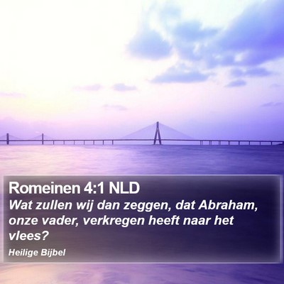 Romeinen 4:1 NLD Bible Verse Image
