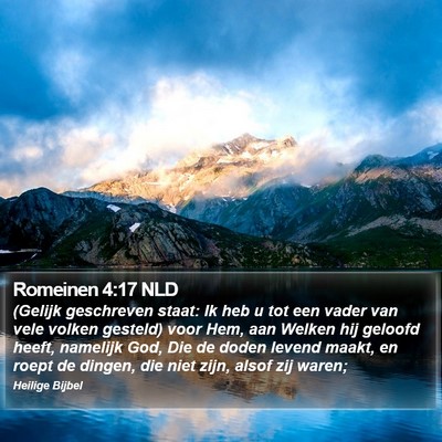 Romeinen 4:17 NLD Bible Verse Image