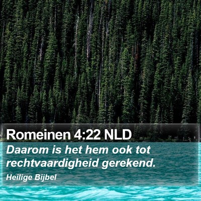 Romeinen 4:22 NLD Bible Verse Image