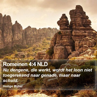 Romeinen 4:4 NLD Bible Verse Image