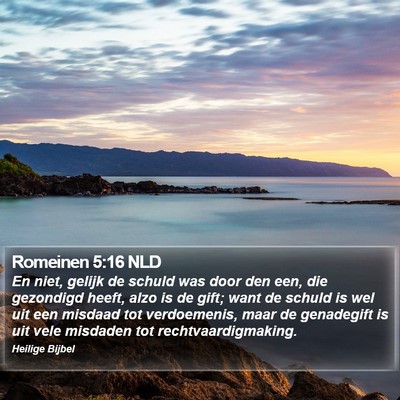 Romeinen 5:16 NLD Bible Verse Image