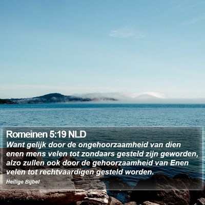 Romeinen 5:19 NLD Bible Verse Image