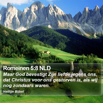 Romeinen 5:8 NLD Bible Verse Image