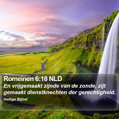 Romeinen 6:18 NLD Bible Verse Image