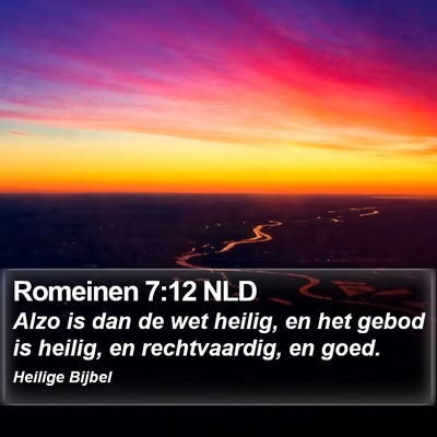 Romeinen 7:12 NLD Bible Verse Image