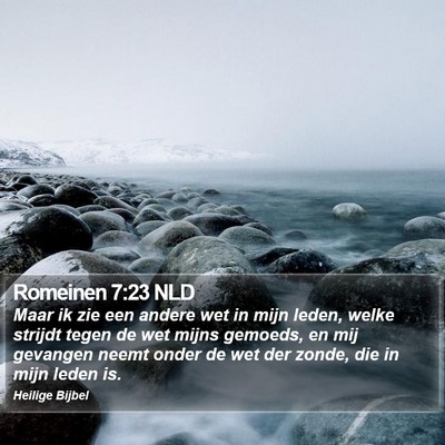 Romeinen 7:23 NLD Bible Verse Image