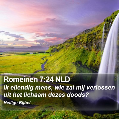 Romeinen 7:24 NLD Bible Verse Image