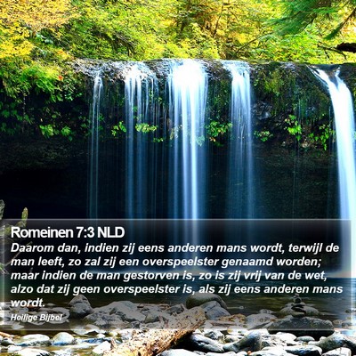 Romeinen 7:3 NLD Bible Verse Image