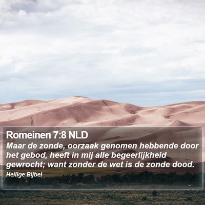 Romeinen 7:8 NLD Bible Verse Image