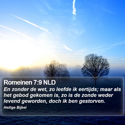 Romeinen 7:9 NLD Bible Verse Image
