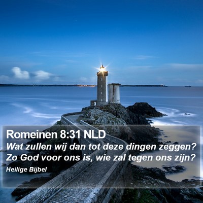 Romeinen 8:31 NLD Bible Verse Image