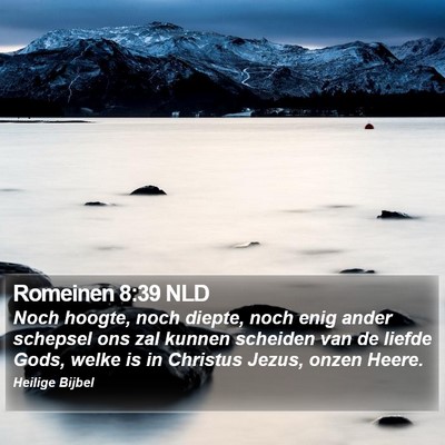 Romeinen 8:39 NLD Bible Verse Image