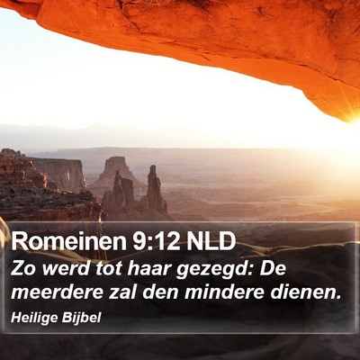 Romeinen 9:12 NLD Bible Verse Image