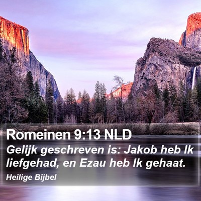 Romeinen 9:13 NLD Bible Verse Image