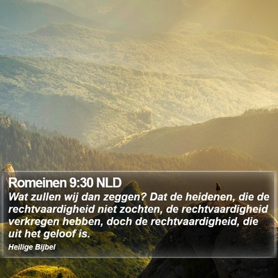 Romeinen 9:30 NLD Bible Verse Image