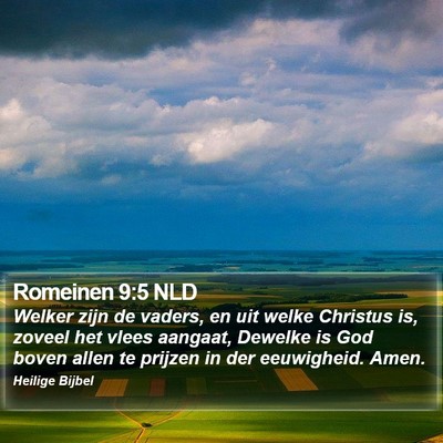 Romeinen 9:5 NLD Bible Verse Image