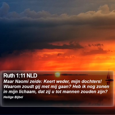 Ruth 1:11 NLD Bible Verse Image