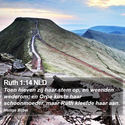 Ruth 1:14 NLD Bible Verse Image