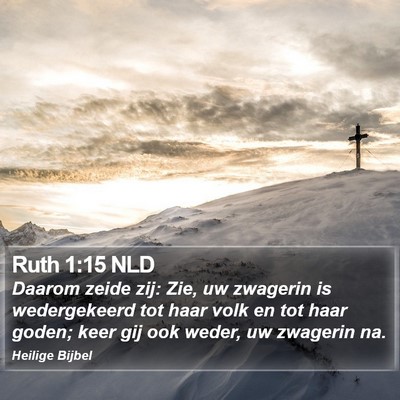 Ruth 1:15 NLD Bible Verse Image