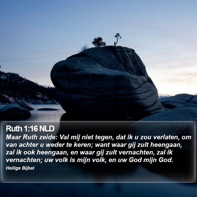 Ruth 1:16 NLD Bible Verse Image