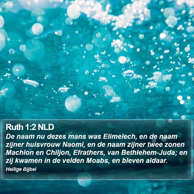 Ruth 1:2 NLD Bible Verse Image